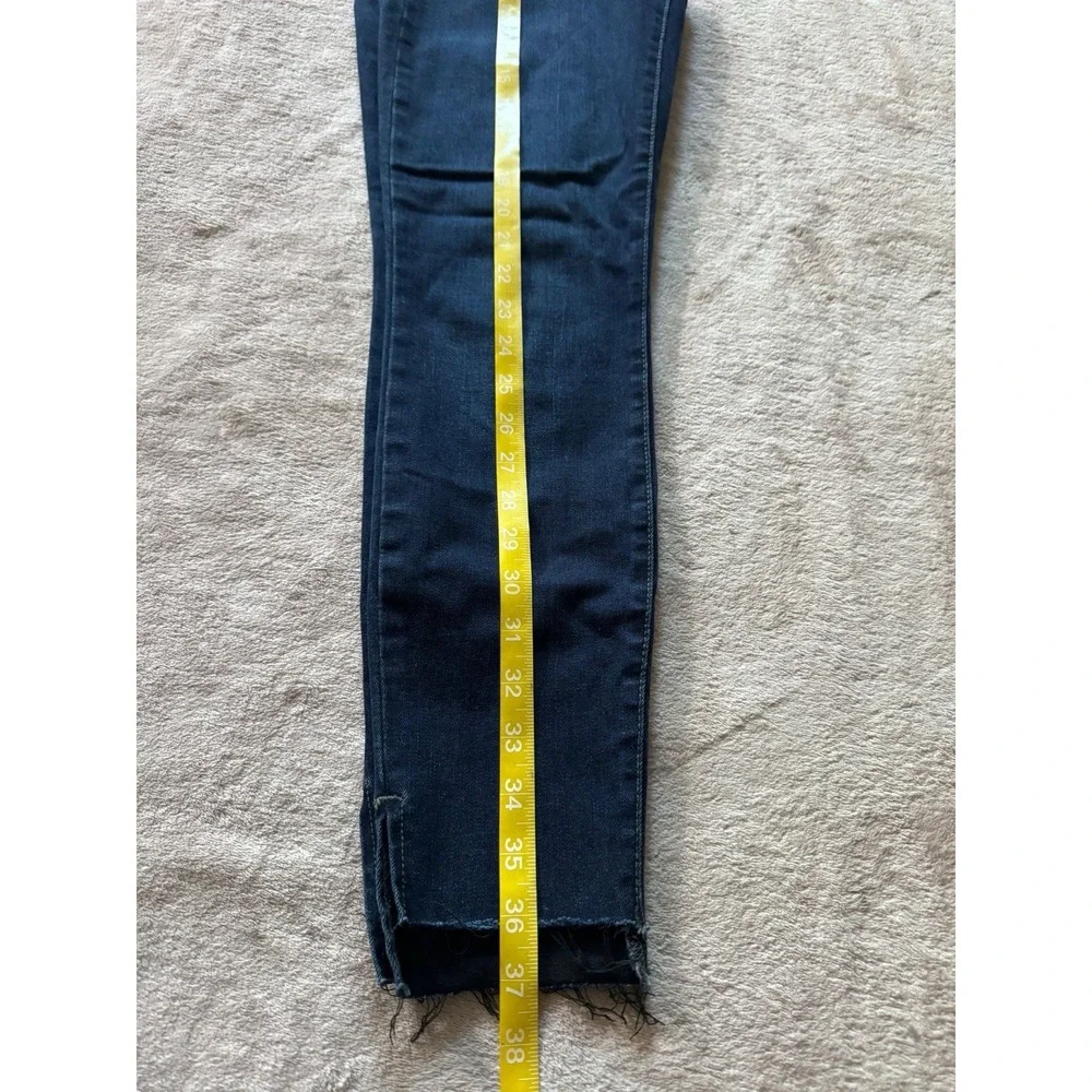 Pistola Womens‎ Mid Rise Blue Denim Skinny Raw Hem Size 26
